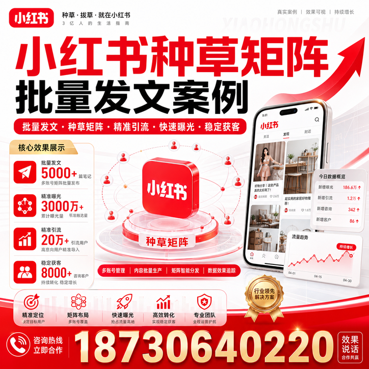 普洱小红书种草矩阵批量发文案例