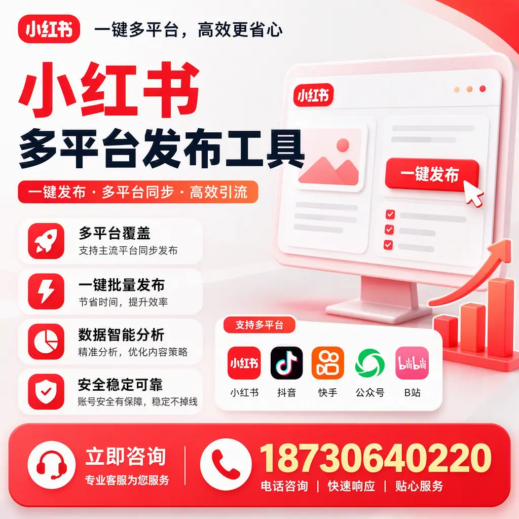 小红书多平台发布工具在 普洱 的应用与优势解析
