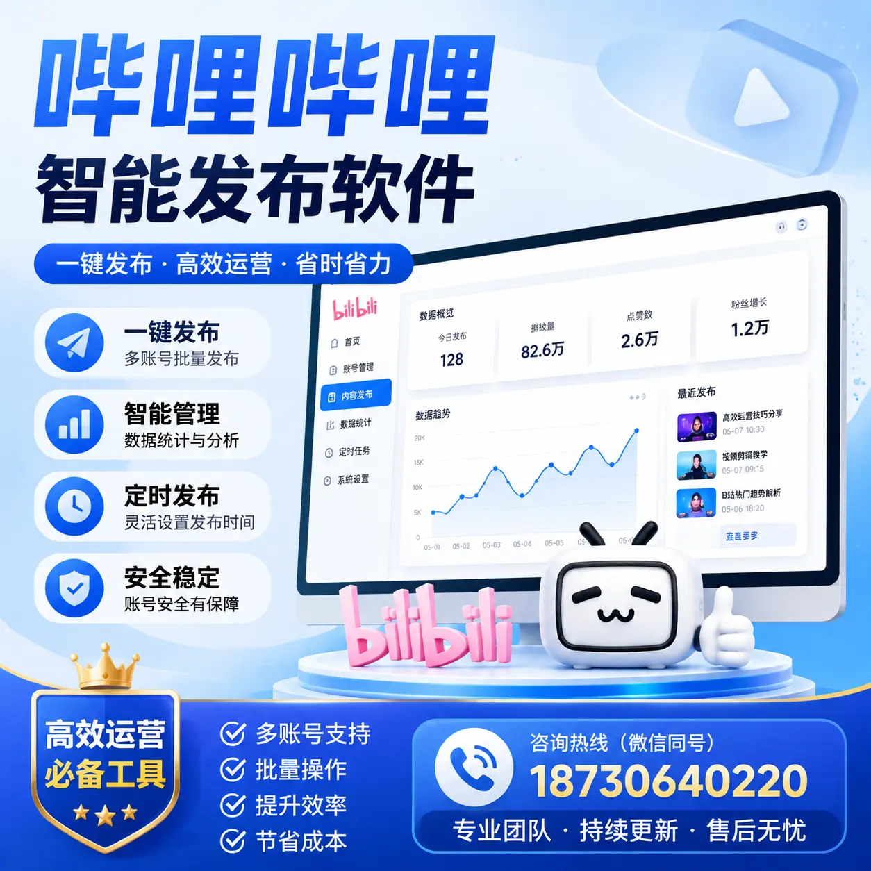 解密哔哩哔哩智能发布软件：功能与优势分析在 普洱